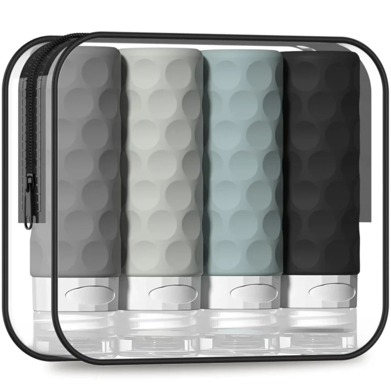 Silicone Refillable Travel Bottles (4 pcs)